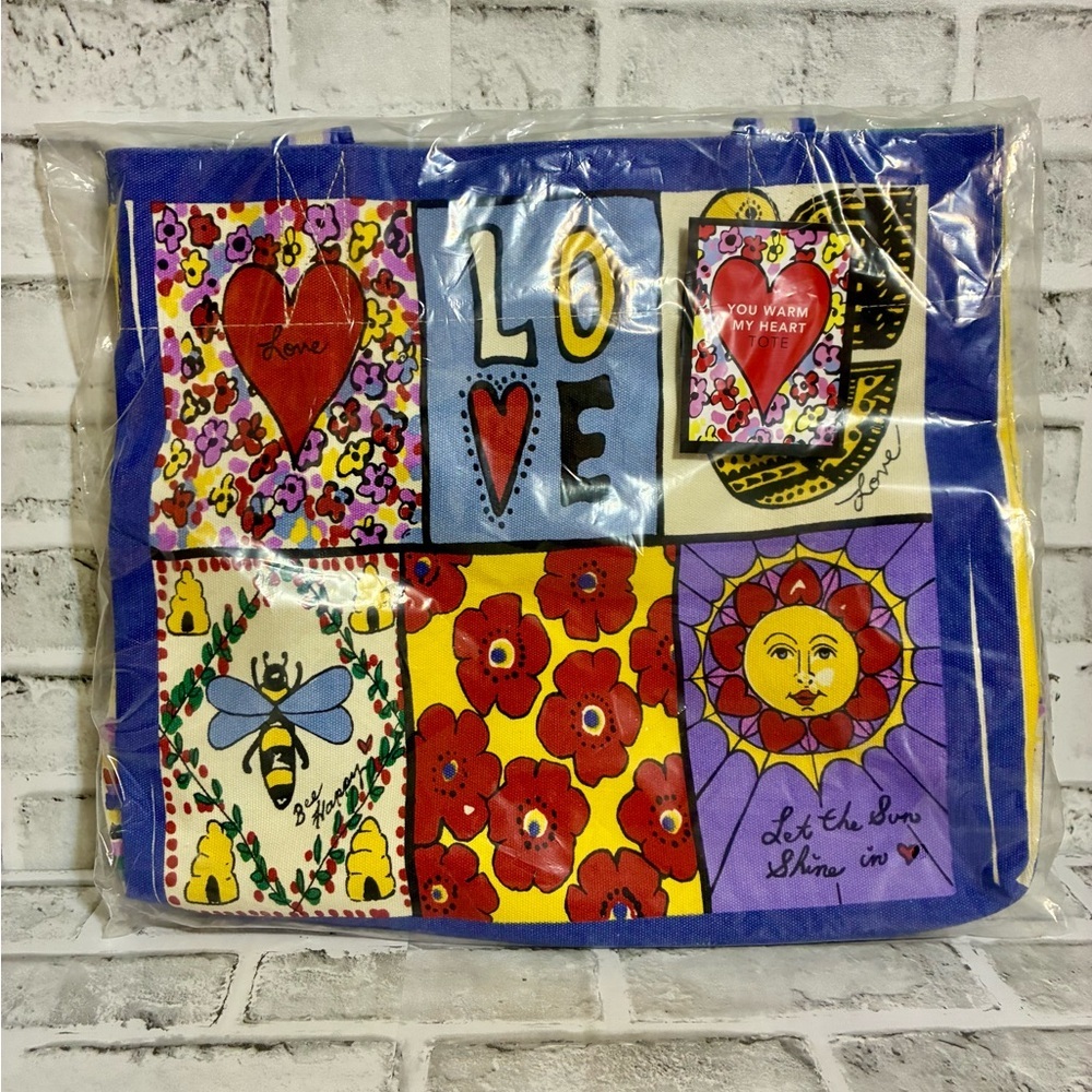 Brighton “You Warm My Heart “ Canvas Tote - NWT